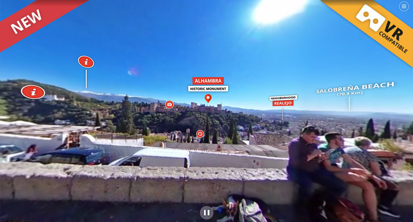Video turistico interattivo a 360 gradi