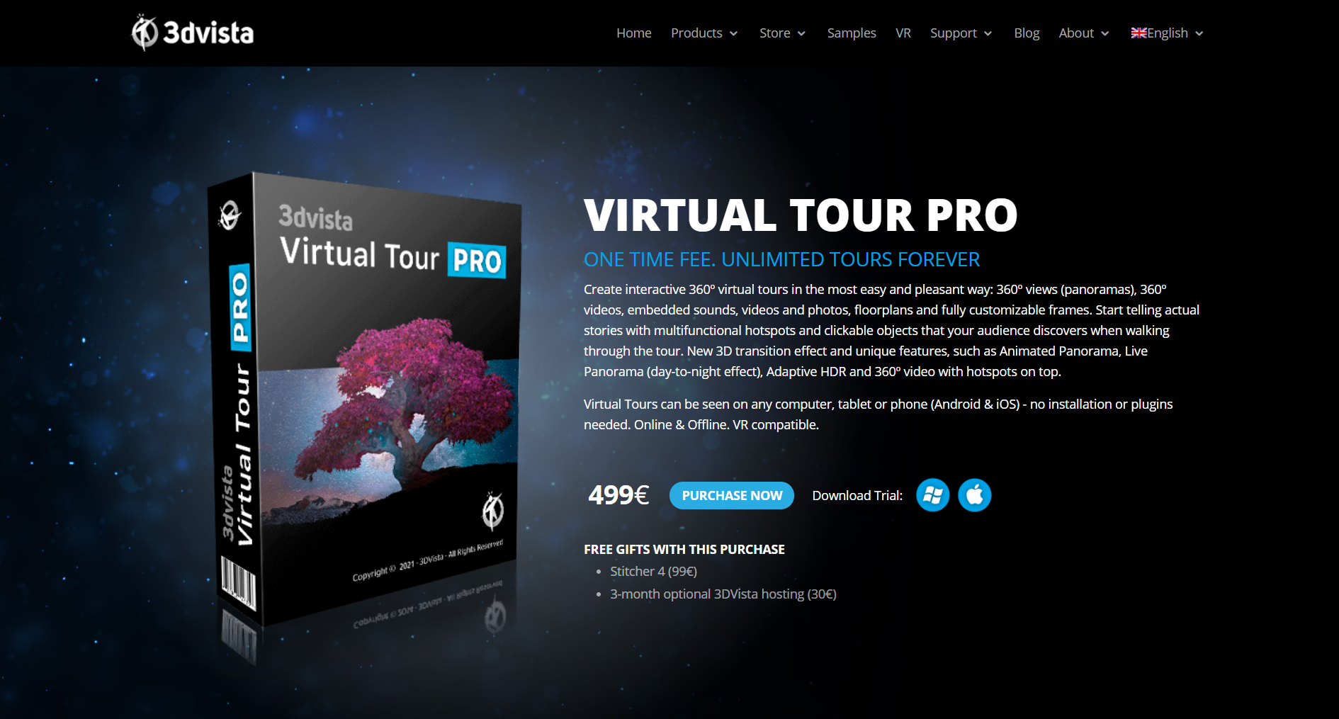 3dvista virtual tour pro software