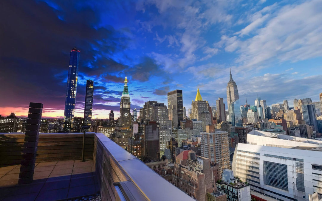 Panorama dal vivo di New York