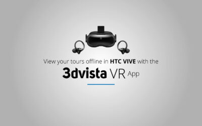 Presentazione dell'app 3DVista VR per dispositivi HTC Vive